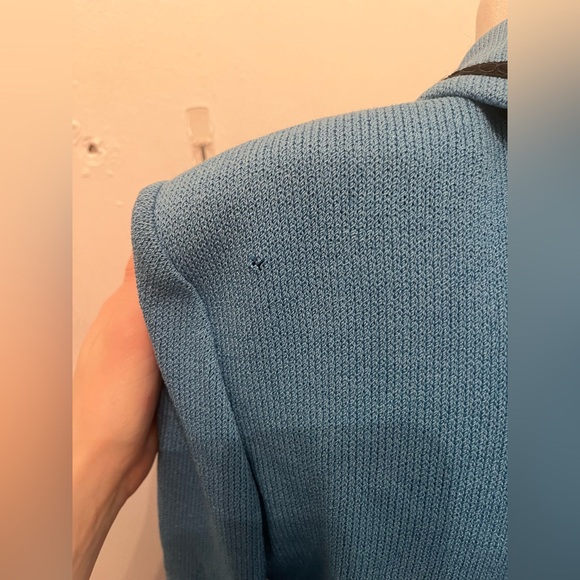 St. John Collection Zip Jacket Blue Size 8 Vintage - Picture 3 of 5